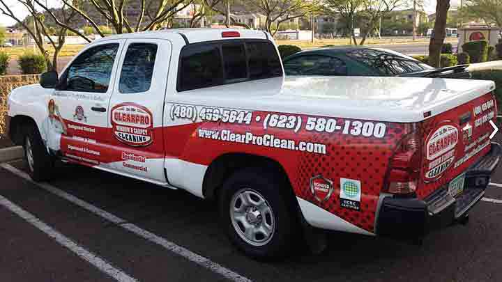 ClearPro Carpet Cleaning Truck