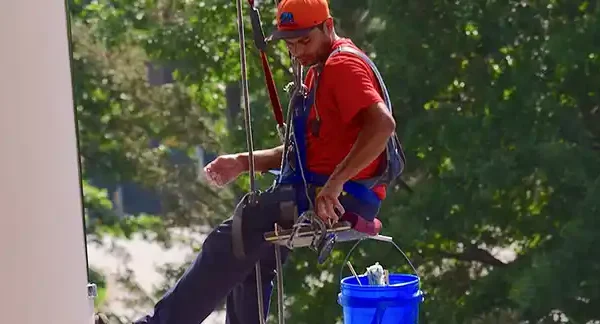 Window Cleaning Professional up high